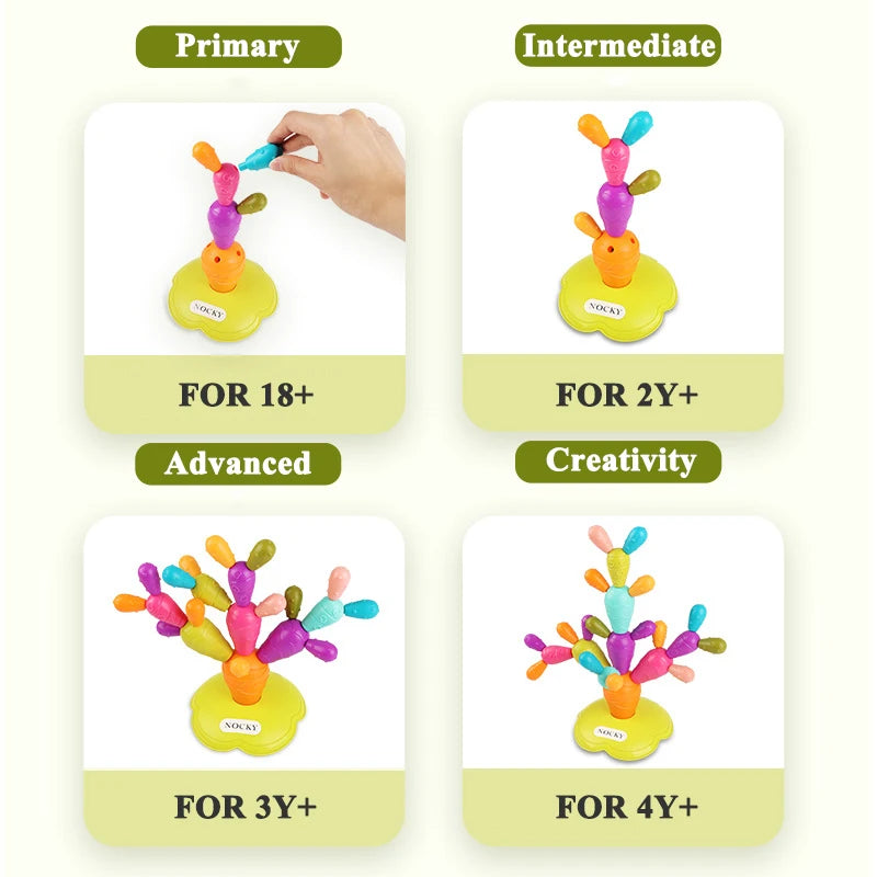 A Construção de Cacto Equilibrante PARA Bebe